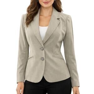 The Limited Collection Women's 2 Tan Blazer Jacket Lined
